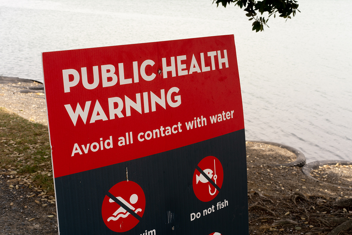 Marine Water Contamination Photo: Tom Allan