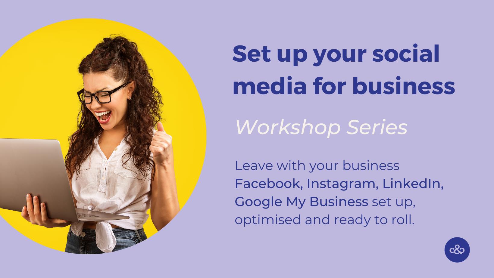 Set up your social media for business