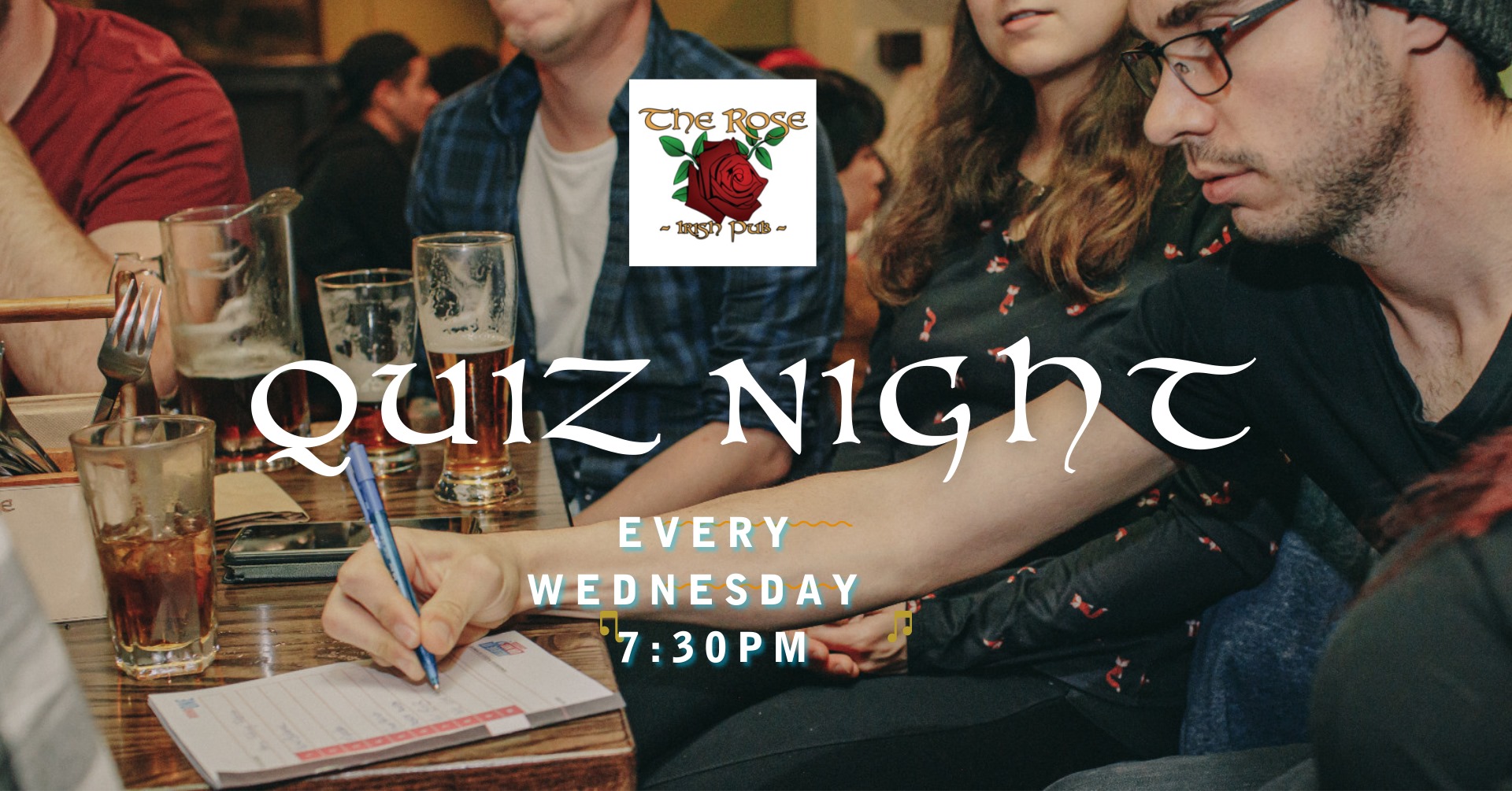 Quiz Night Wednesdays 7:30pm