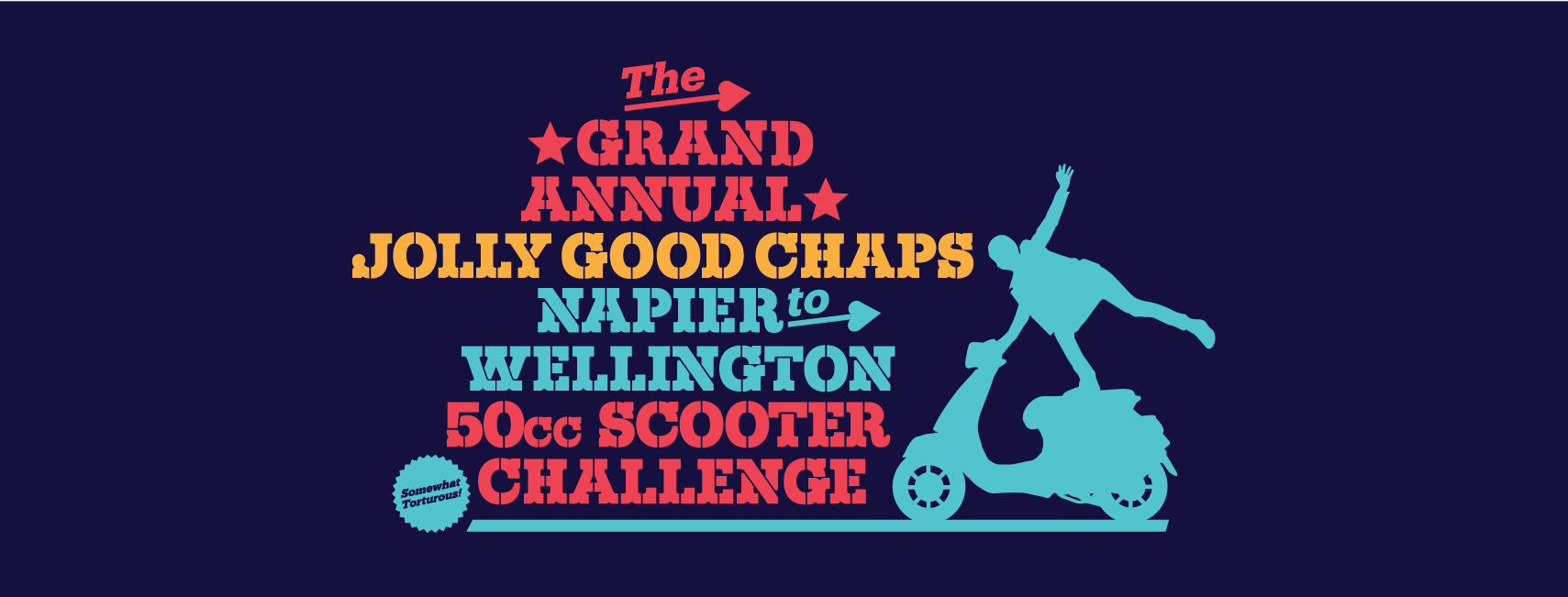 The Grand Annual Jolly Good Chaps Napier to Wellington 50cc Scooter Challenge